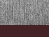 Dvojfarebná klasická šiltovka Snapback - heather grey/maroon