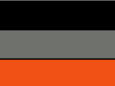 Krátke nohavice LITE - black/grey/orange