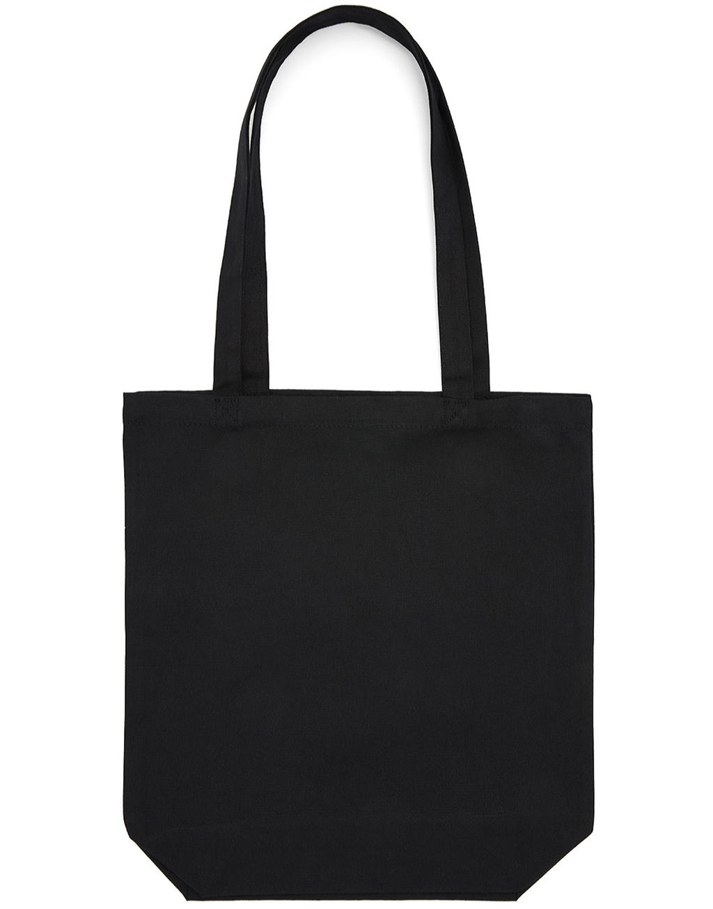 Baby Canvas Cotton Bag LH with Gusset - black