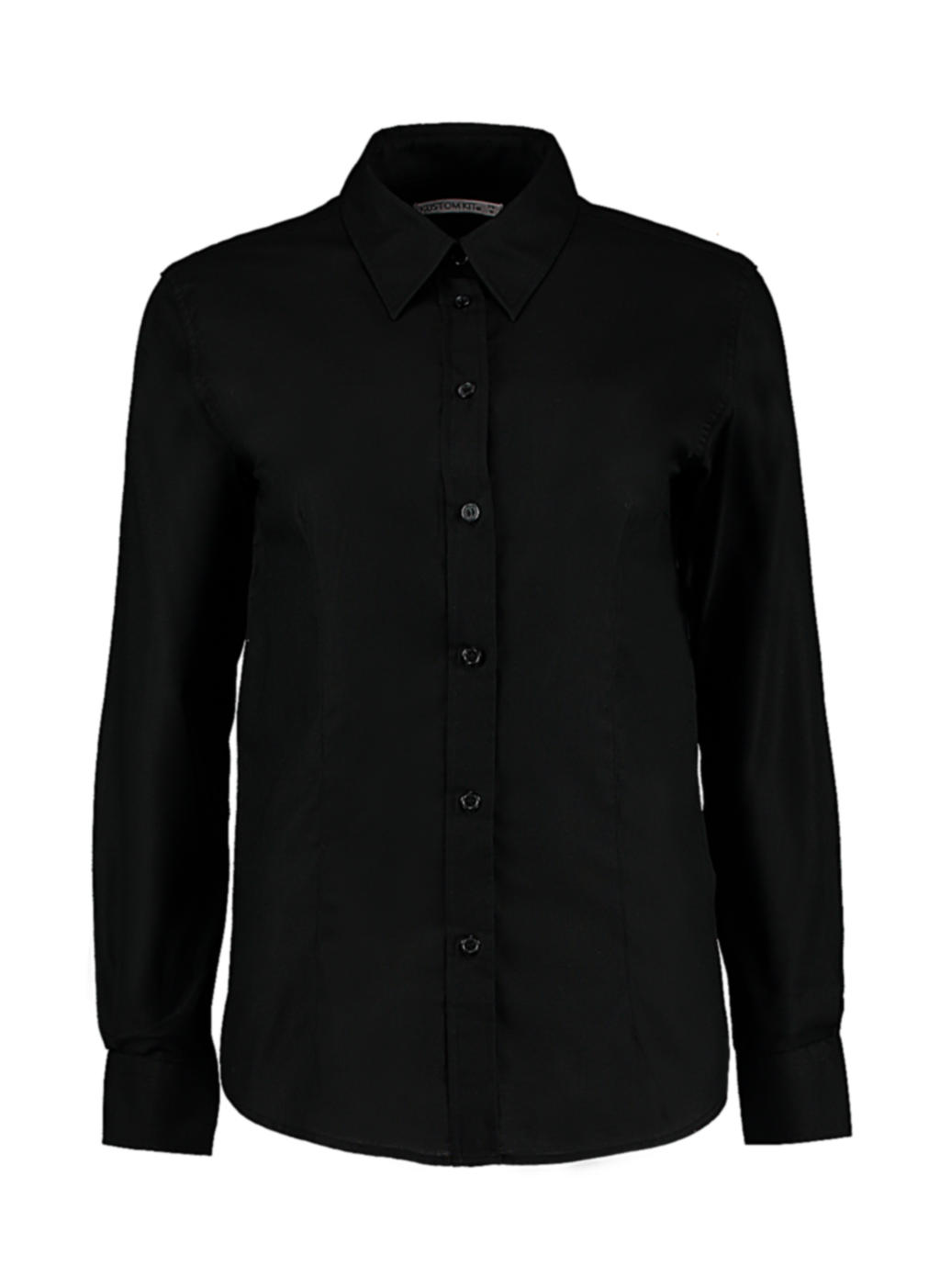 Blúzka Workwear Oxford s dlhými rukávmi - black