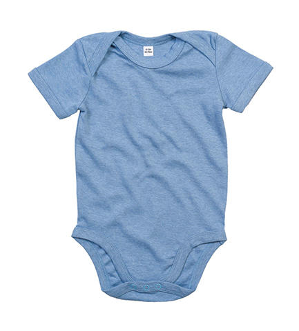 Body pre bábätká - heather blue organic