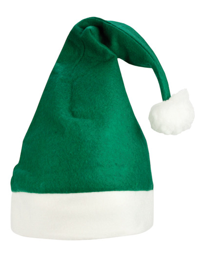 Christmas Hat - Mikulášska čapica - Green/White