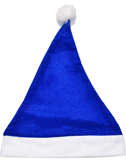 Christmas Hat - Mikulášska čapica - Royal Blue/White