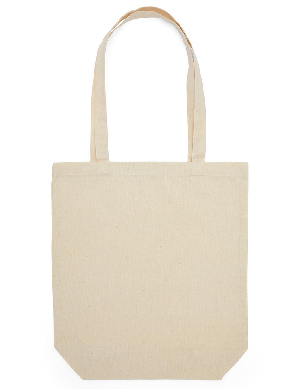 Cotton Bag LH with Gusset - natural