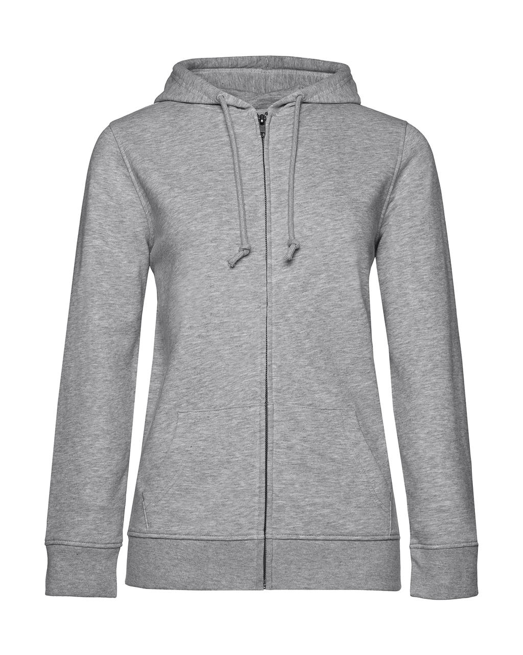 Mikina Organic Inspire Zipped Hood /women - heather grey