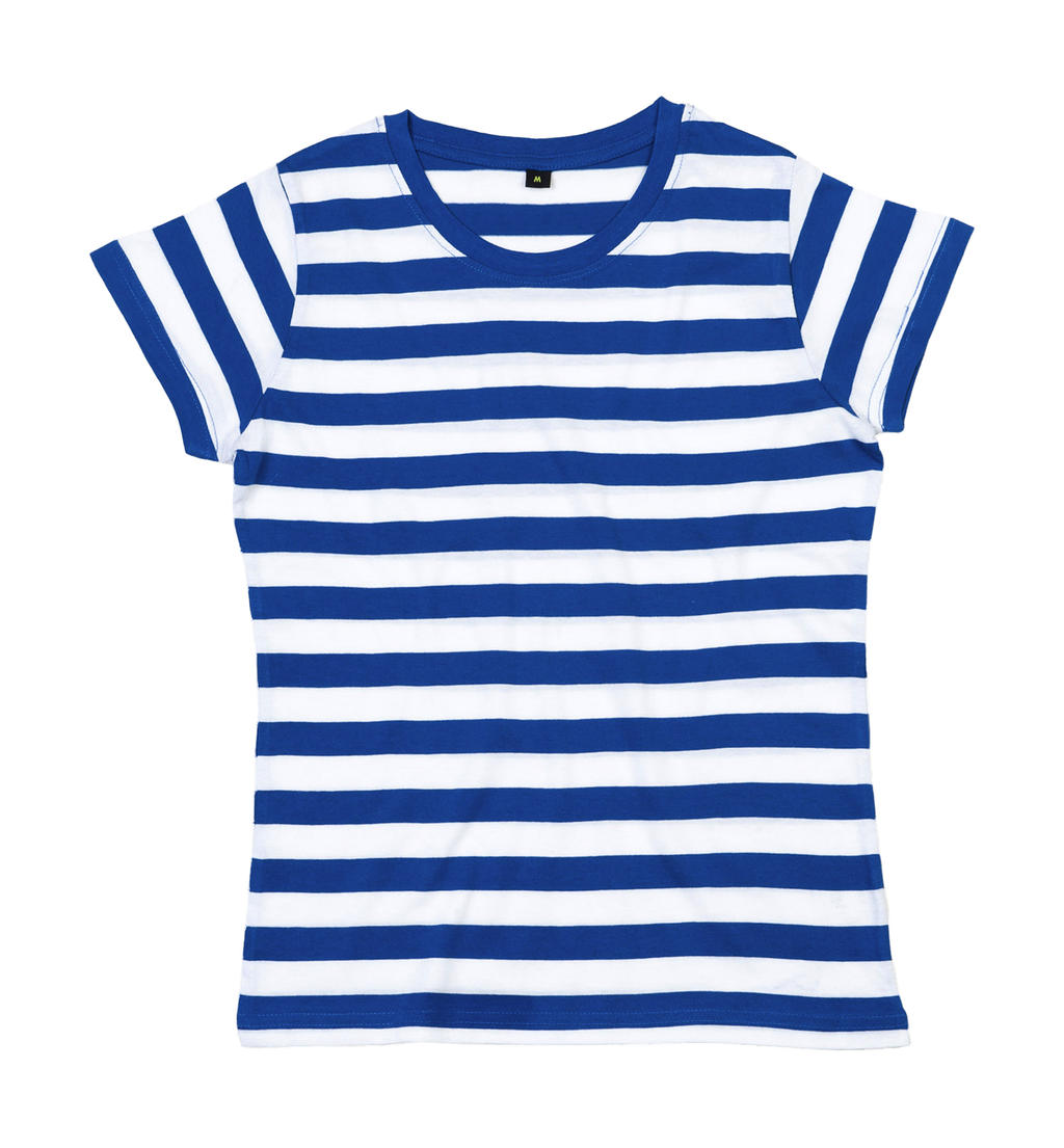 Dámske pruhované tričko - classic blue/white