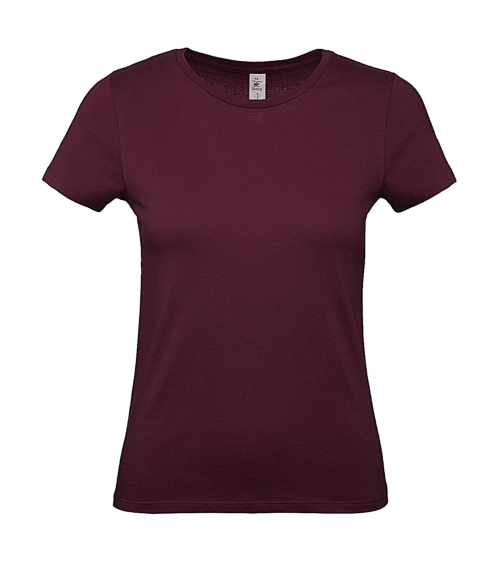 Dámske tričko #E150 - burgundy