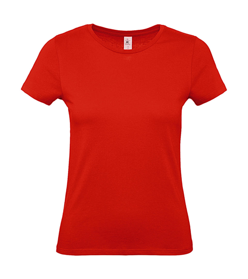 Dámske tričko #E150 - fire red
