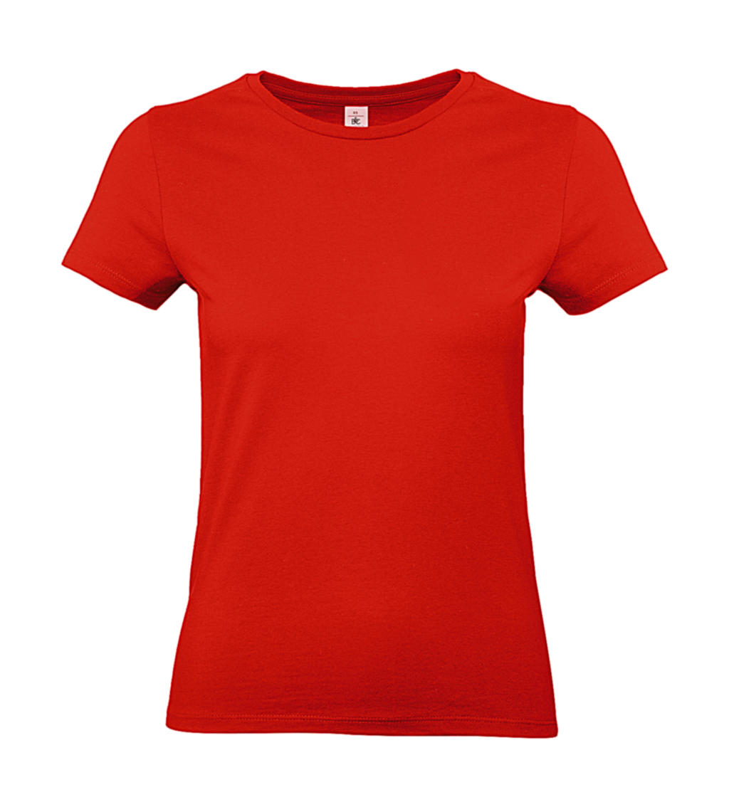 Dámske tričko #E190 - fire red