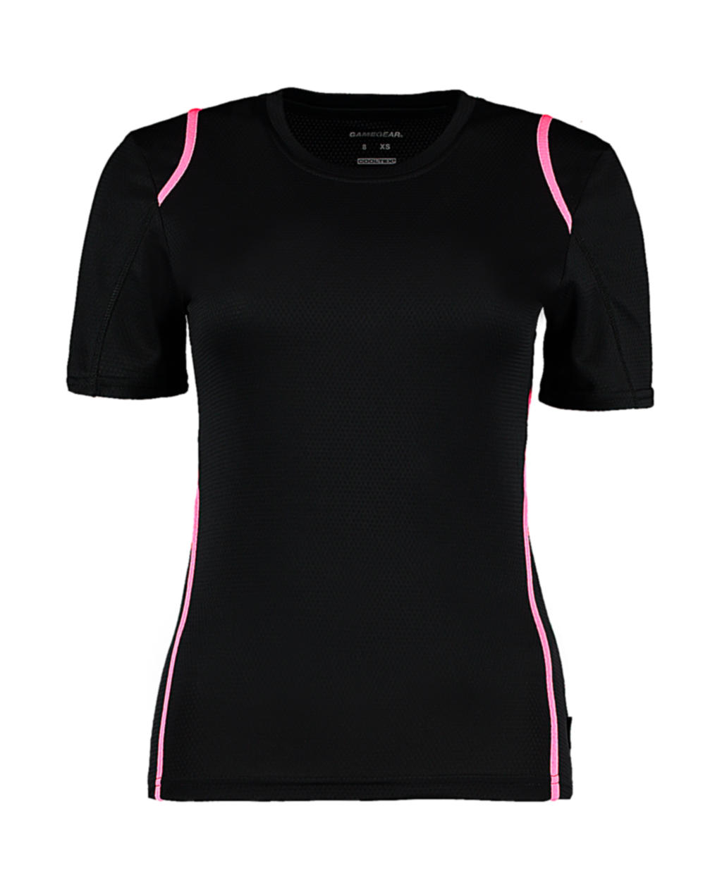 Dámske tričko Gamegear® Cooltex® - black/fluorescent pink