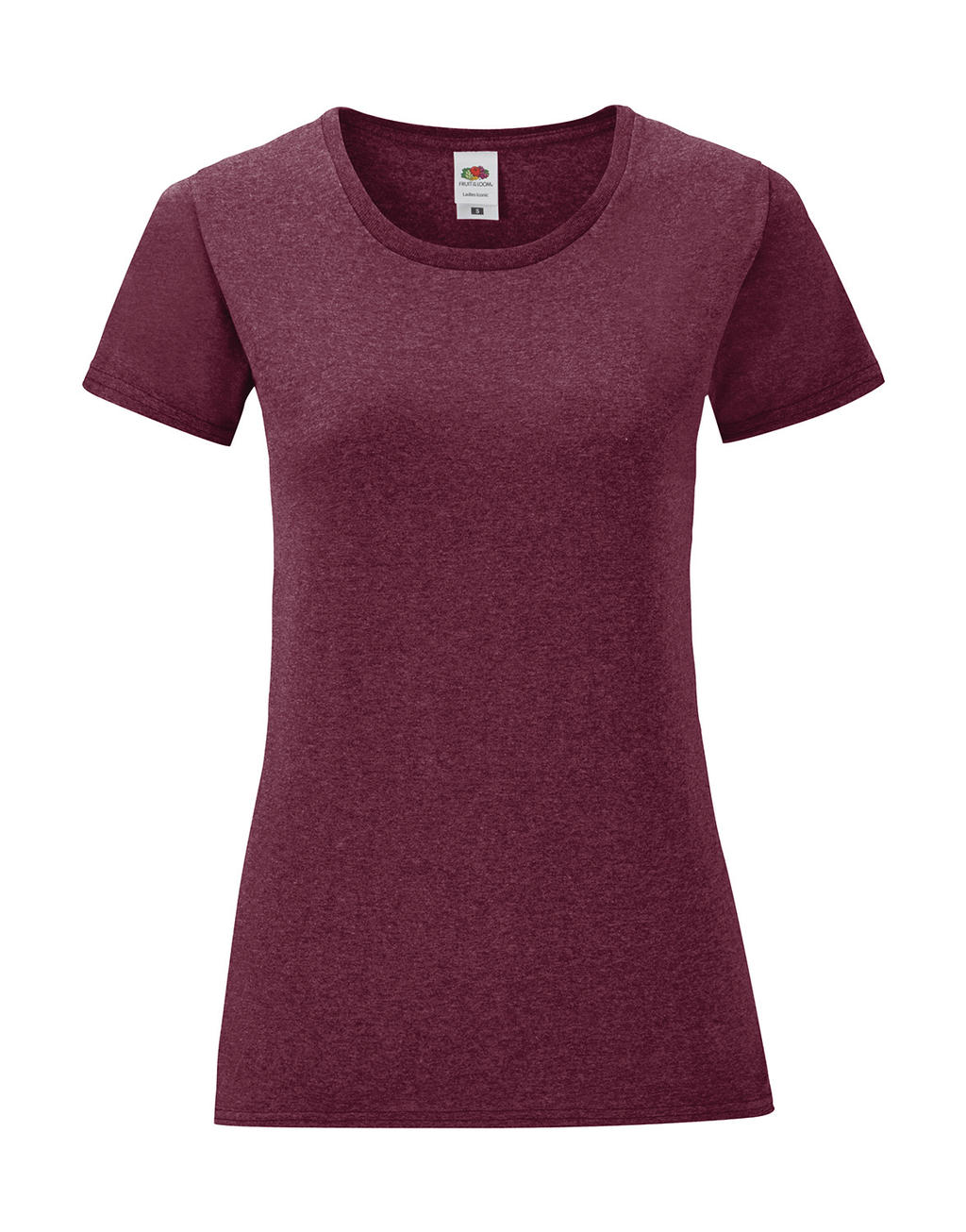 Dámske tričko Iconic 150 - heather burgundy
