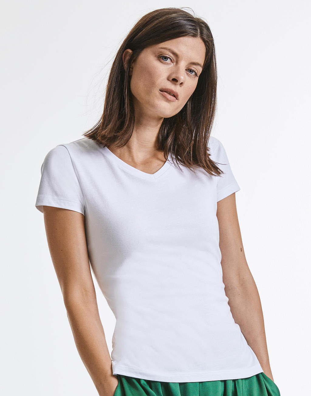 Dámské tričko Pure Organic V-Neck - white