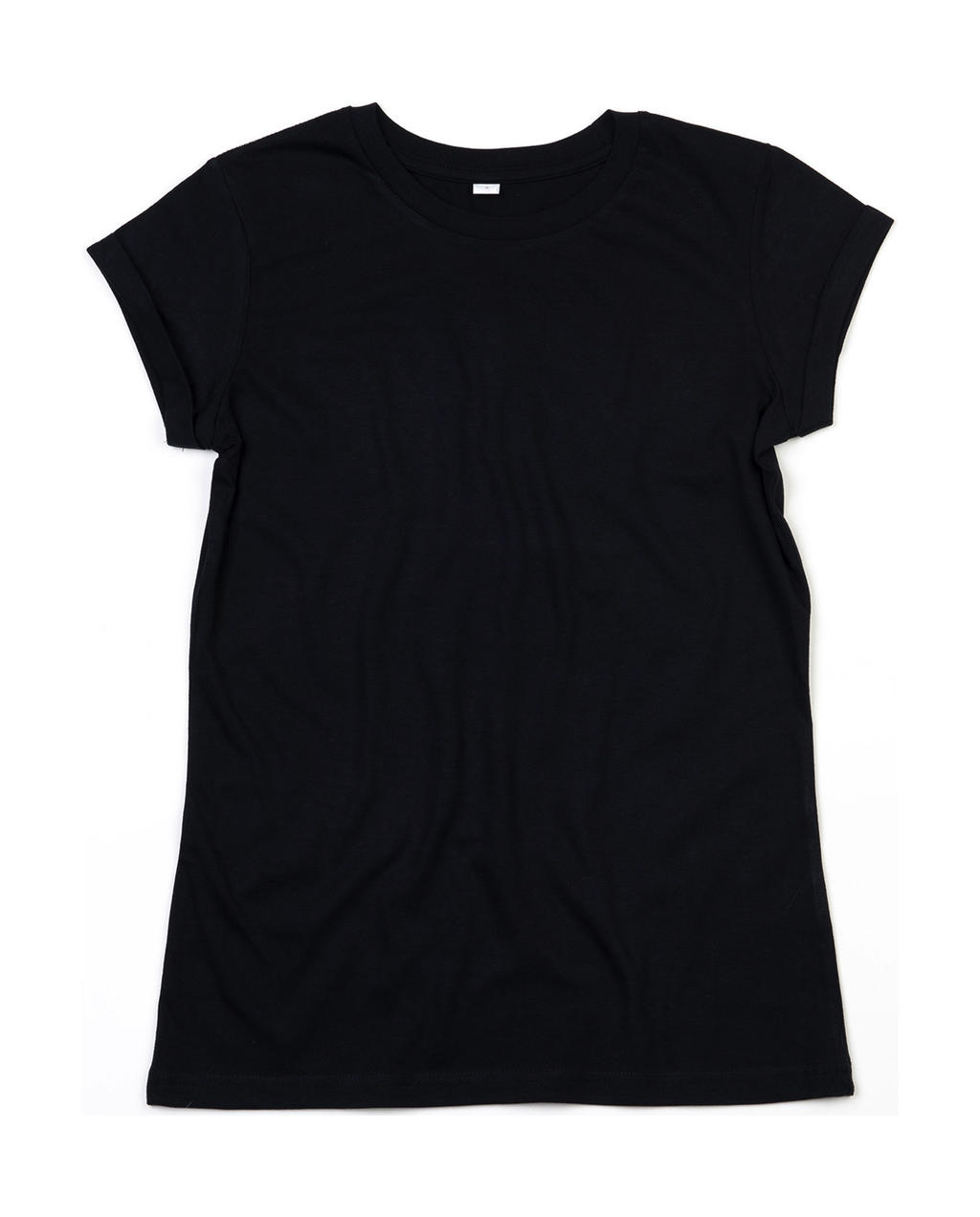 Dámske tričko Roll Sleeve - black
