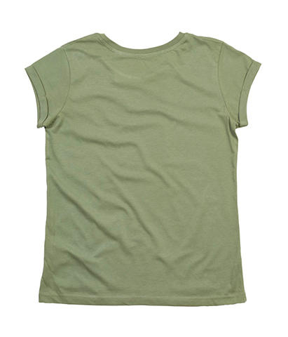 Dámske tričko Roll Sleeve - soft olive