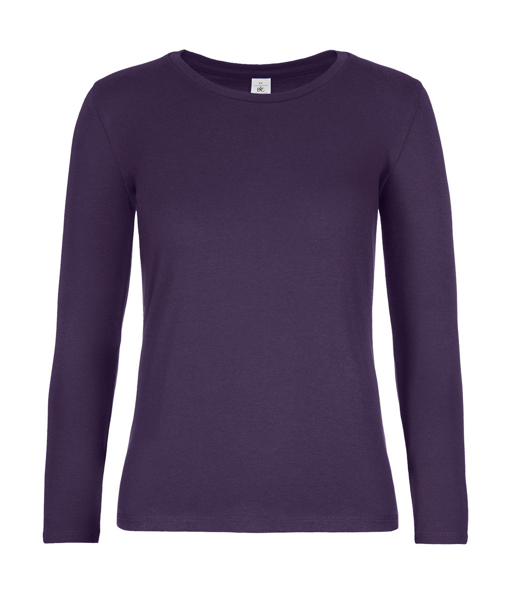Dámske tričko s dlhými rukávmi #E190 - urban purple
