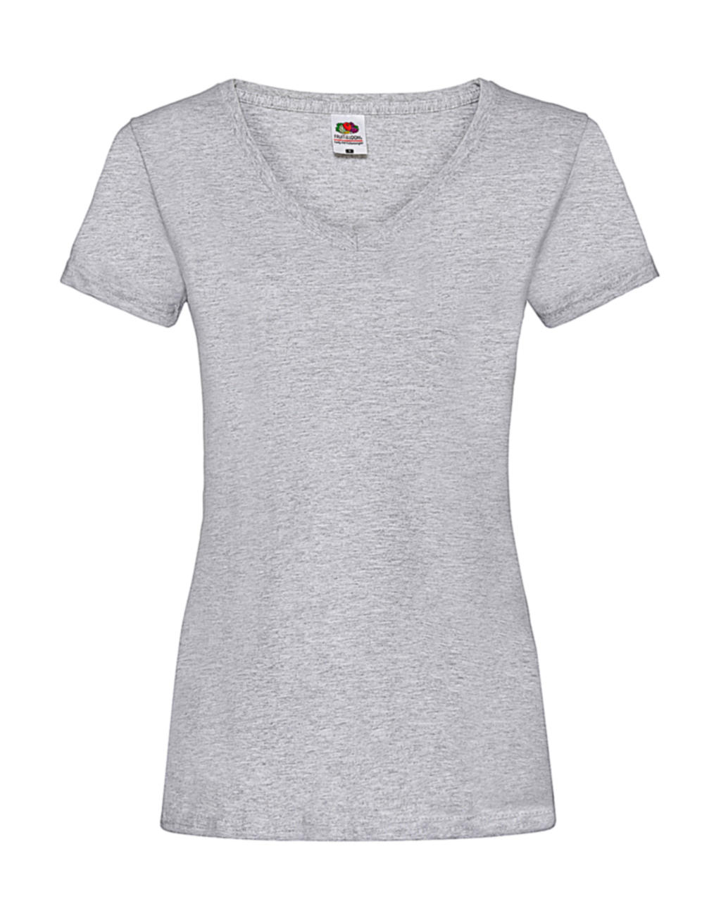 Dámske tričko V-neck - heather grey