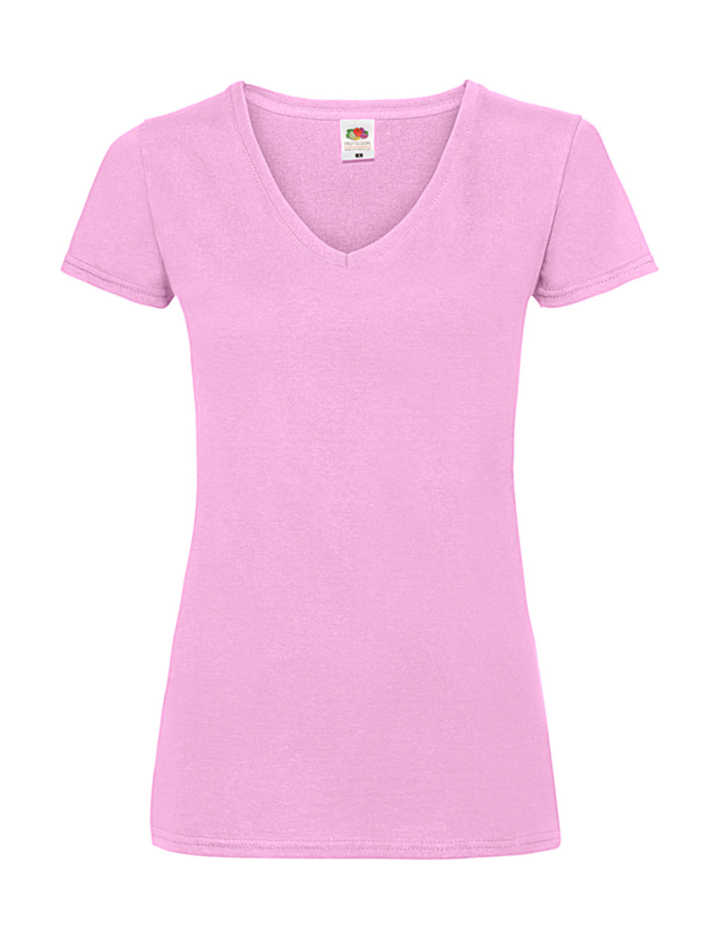 Dámske tričko V-neck - light pink