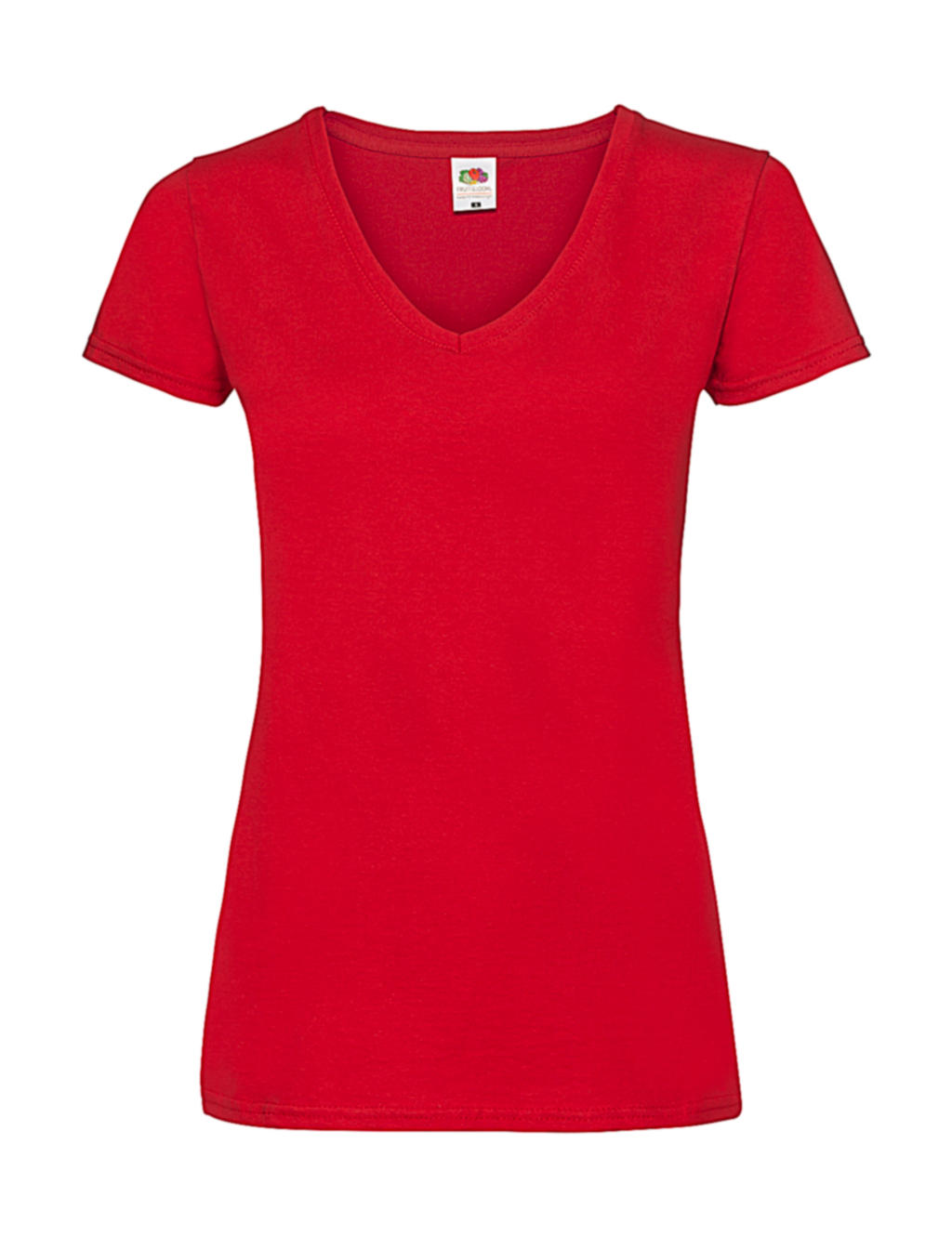 Dámske tričko V-neck - red
