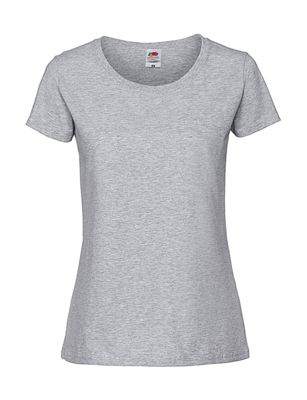 Dámske tričko z prstencovej bavlny Iconic 150 - heather grey