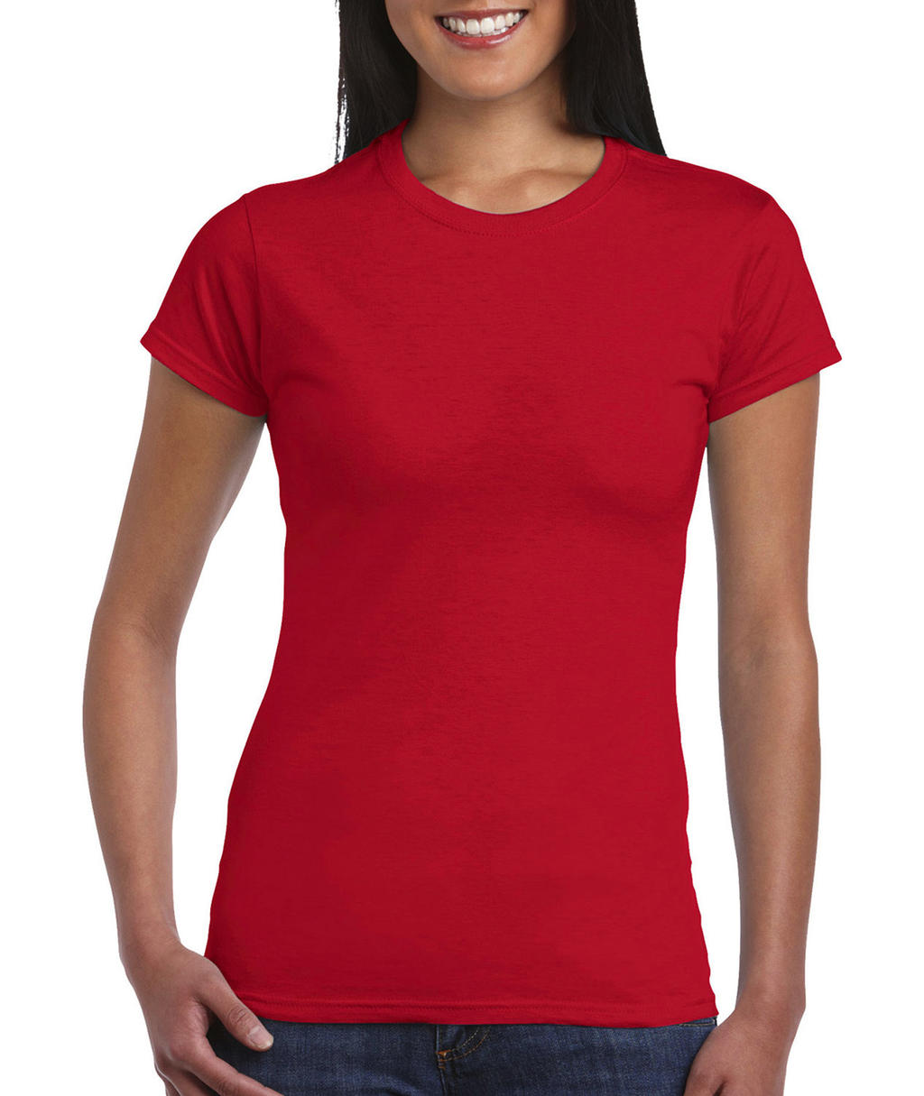 Dámske Softstyle tričko - red