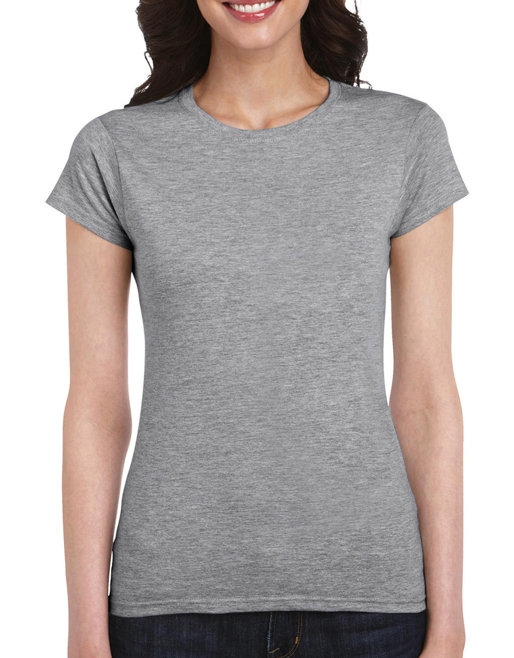Dámske Softstyle tričko - sport grey