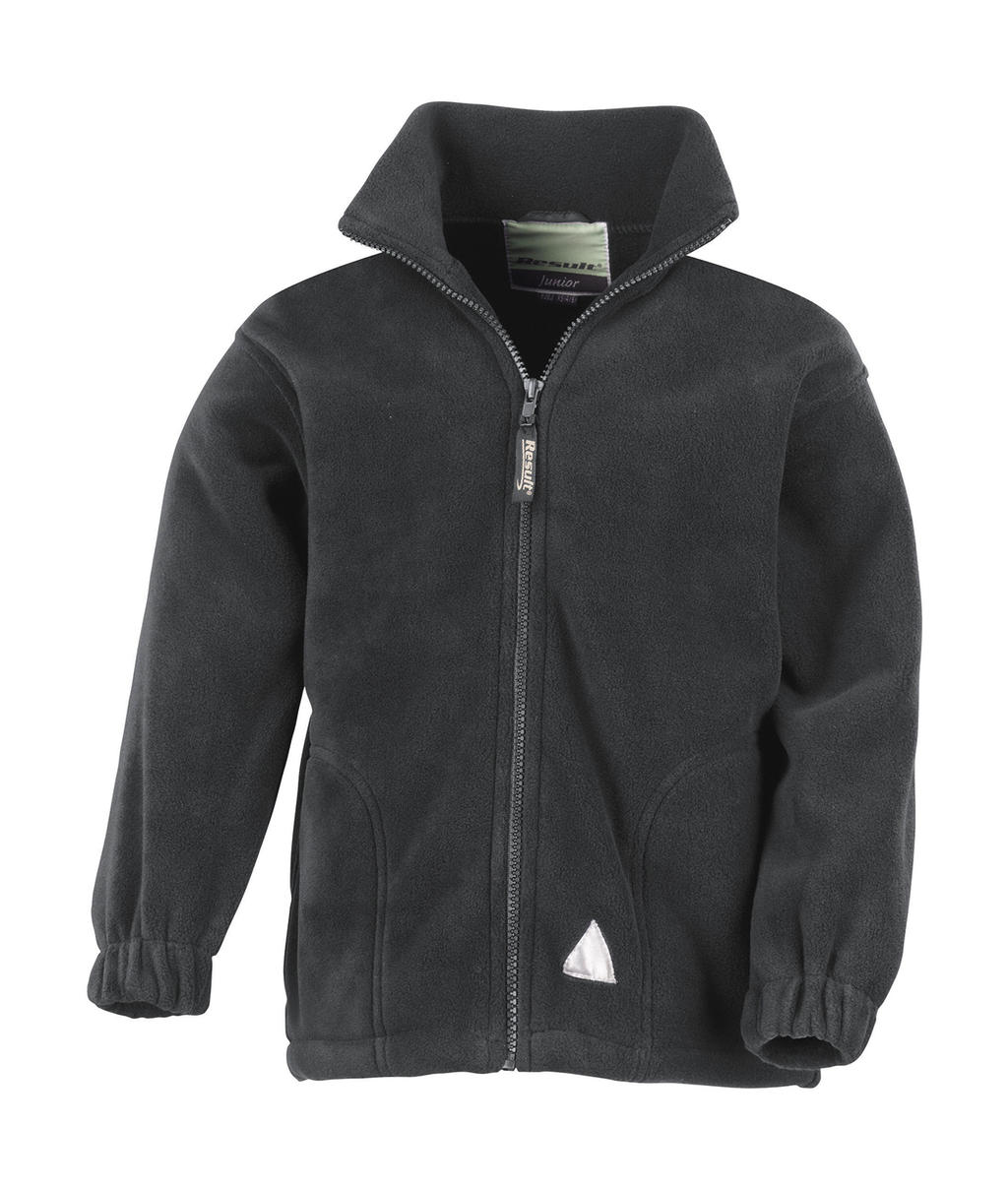 Detská fleecová bunda so zipsom - oxford grey