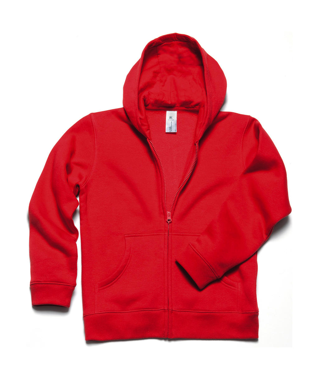 Detská mikina s kapucňou Hooded Full Zip/kids - red