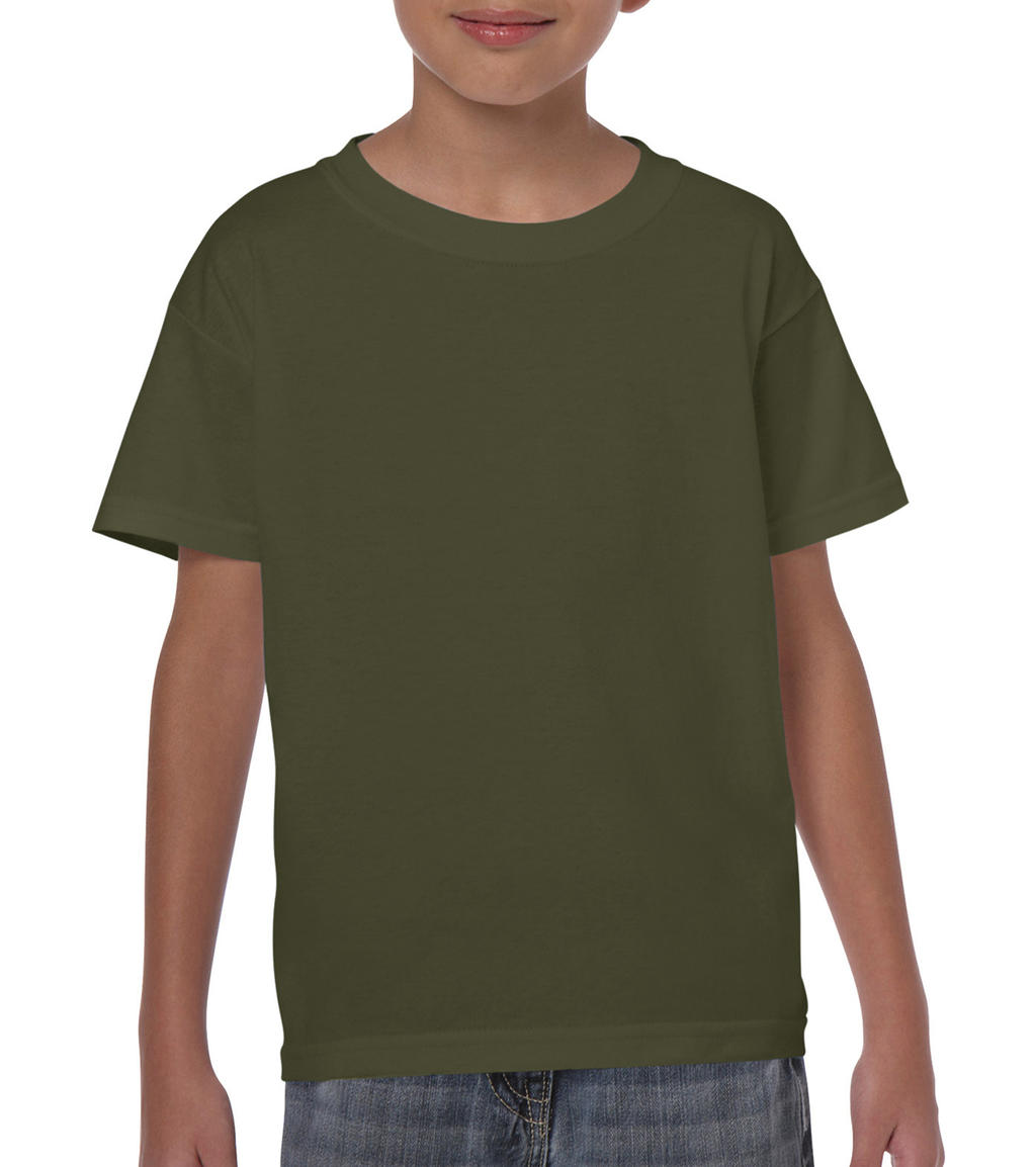 Detské tričko Heavy Cotton Youth - military green
