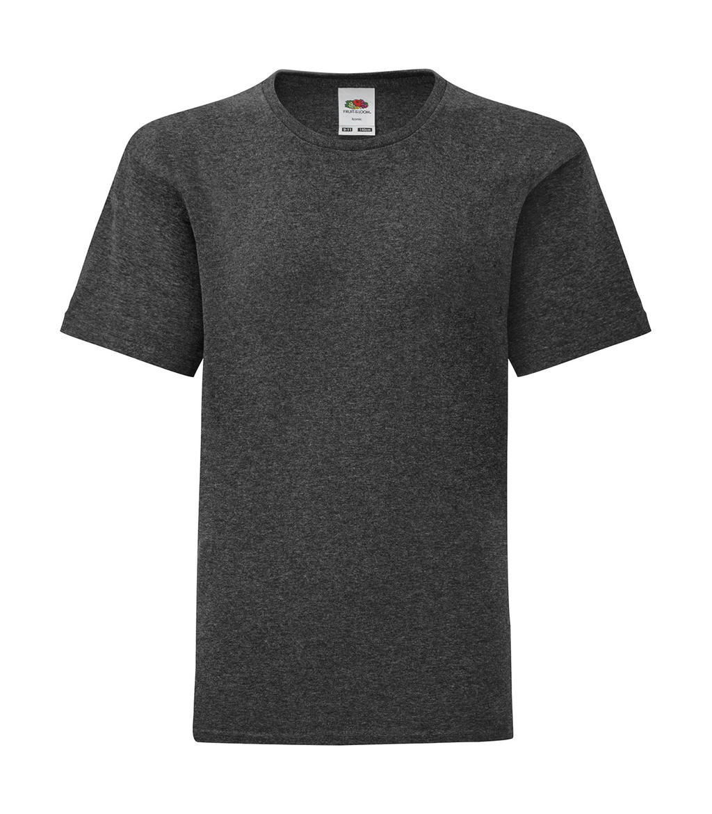 Detské tričko Iconic 150 - dark heather grey
