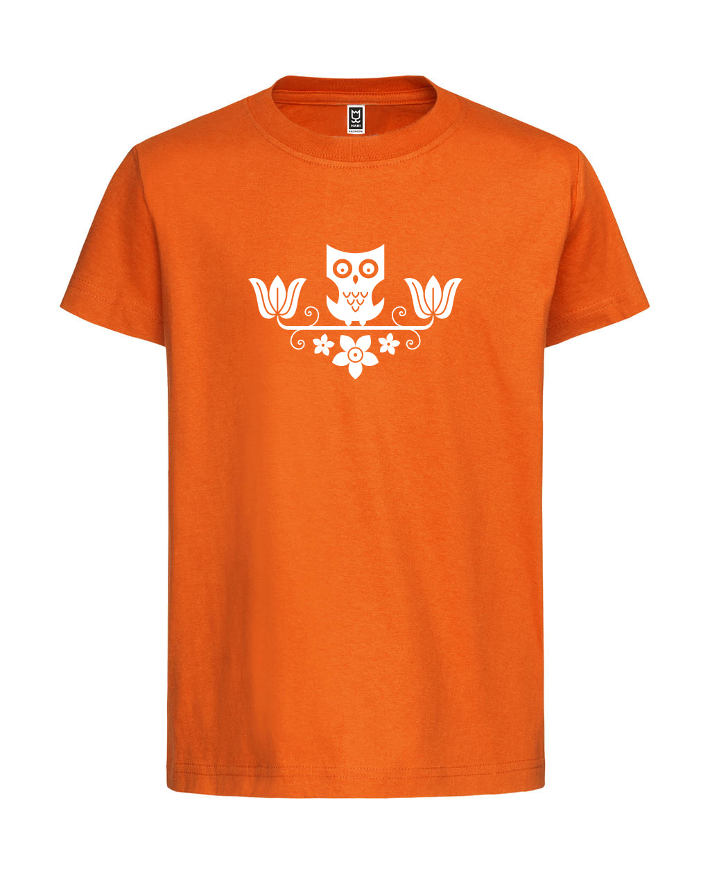 Detské tričko múdra sova, Nitrianske Pravno - Orange