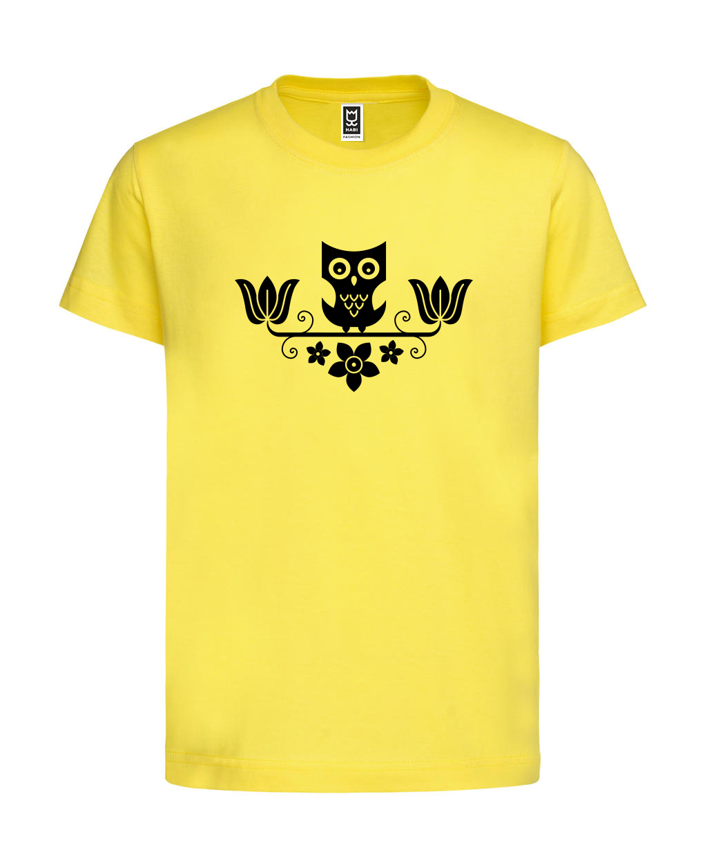 Detské tričko múdra sova, Nitrianske Pravno - Yellow