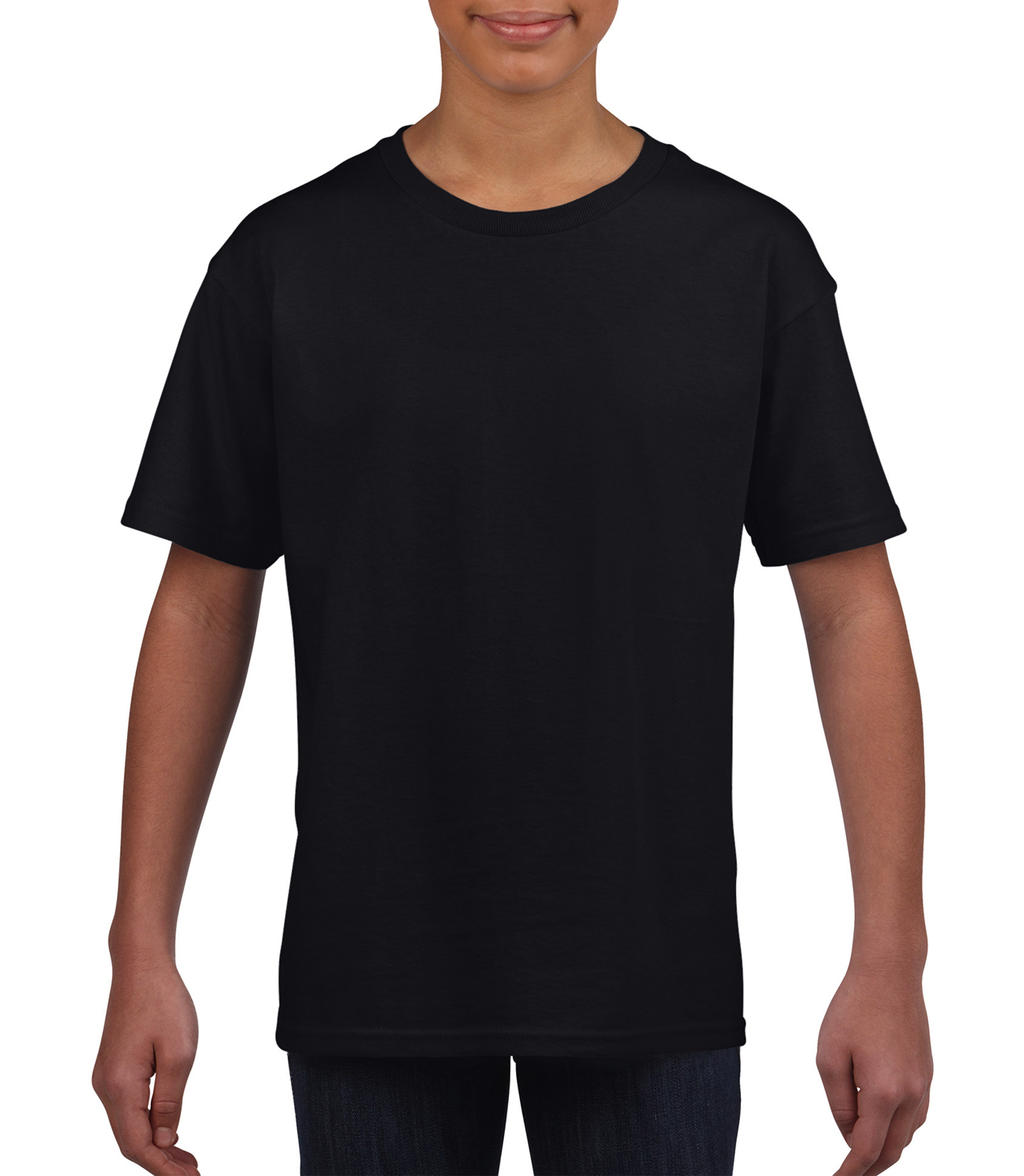 Detské tričko Softstyle - black