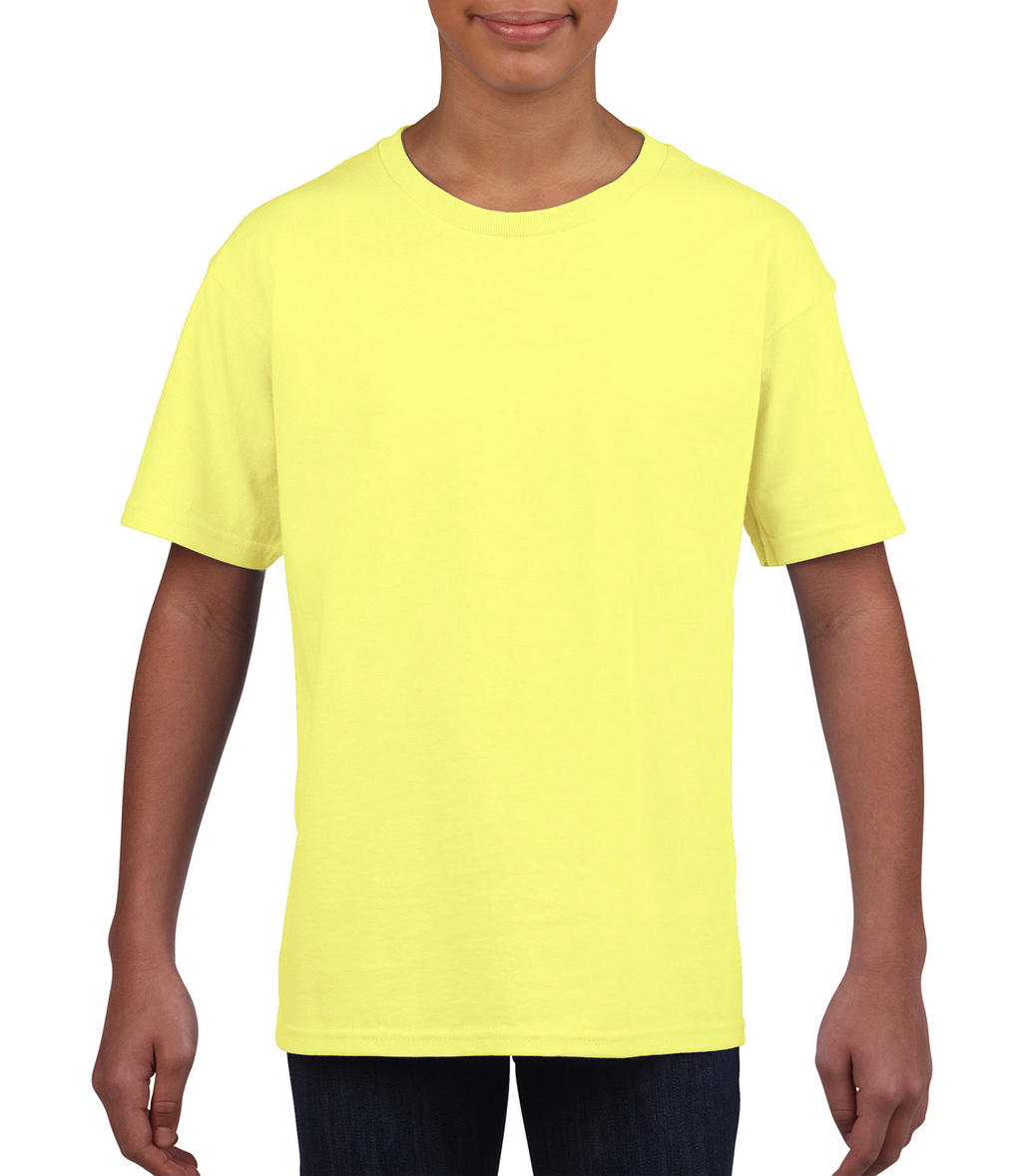 Detské tričko Softstyle - cornsilk