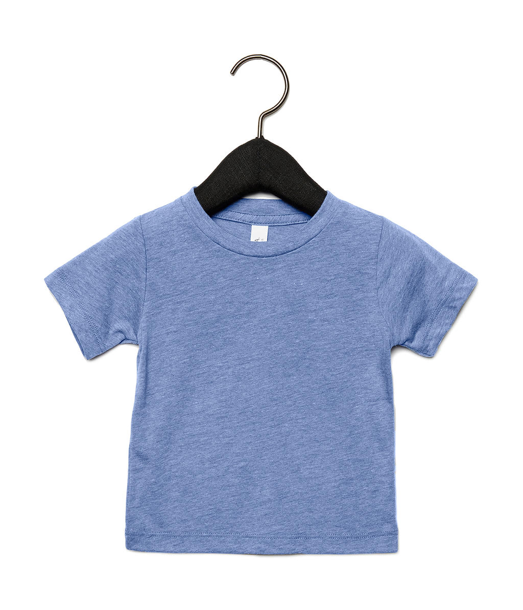 Detské tričko Triblend s krátkymi rukávmi - blue triblend