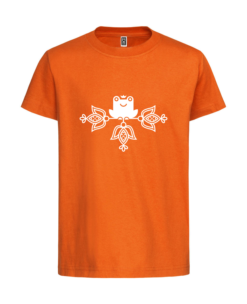 Detské tričko žaba na prameni, Detva - Orange