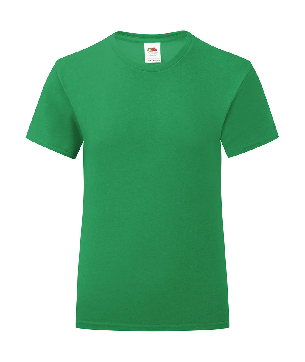 Dievčenské tričko Iconic 150 - kelly green