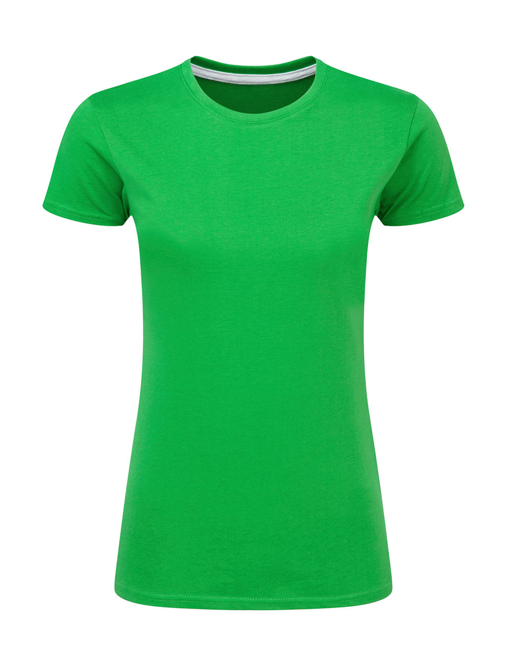 Dokonale potlačiteľné dámske tričko bez štítku - kelly green