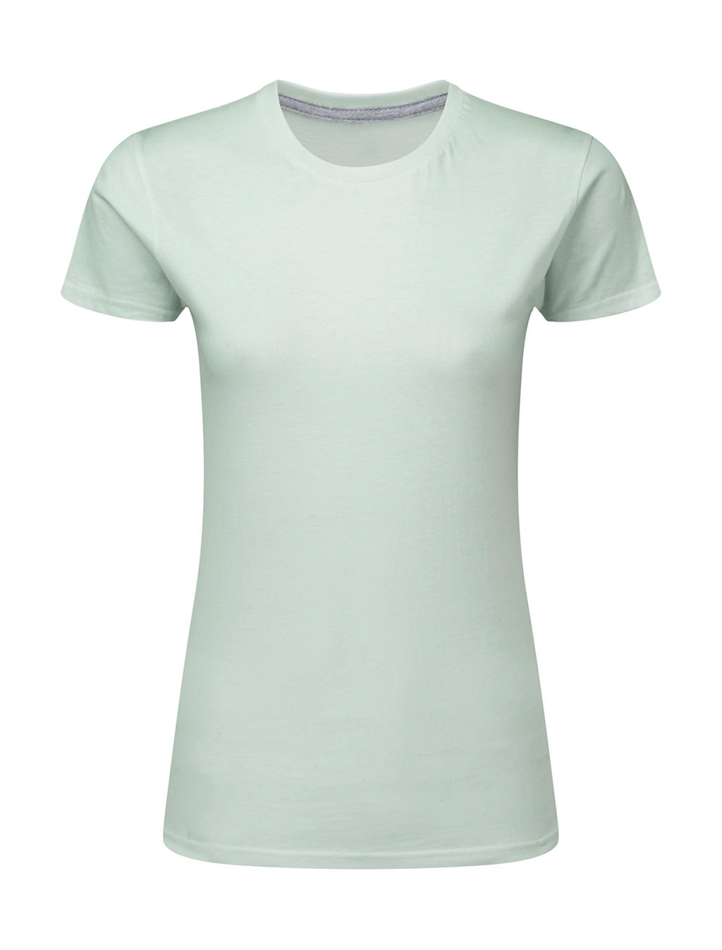 Dokonale potlačiteľné dámske tričko bez štítku - mercury grey