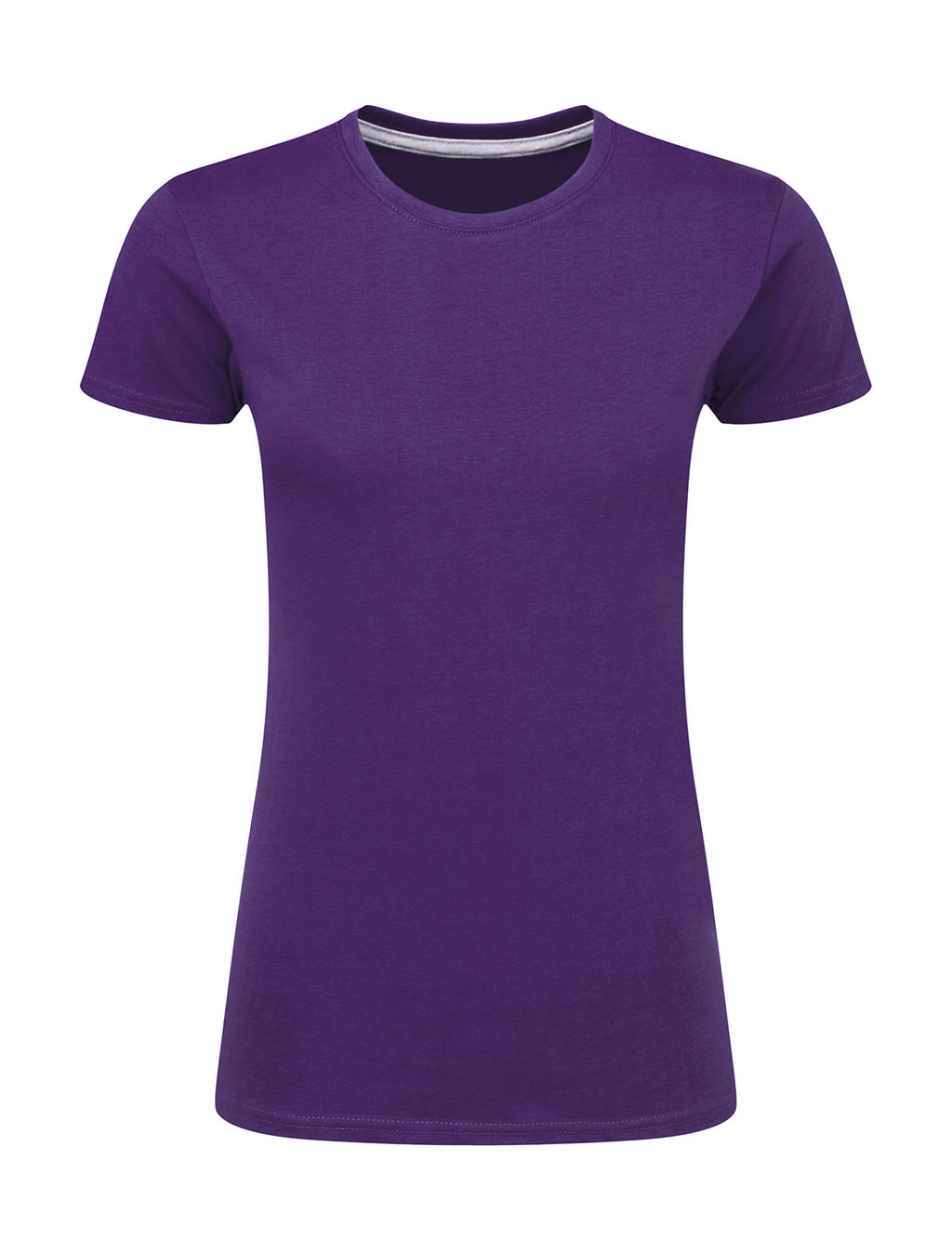 Dokonale potlačiteľné dámske tričko bez štítku - purple