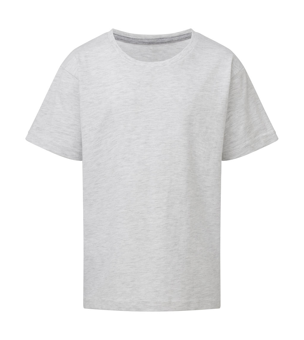Dokonale potlačiteľné detské tričko bez štítku - ash grey
