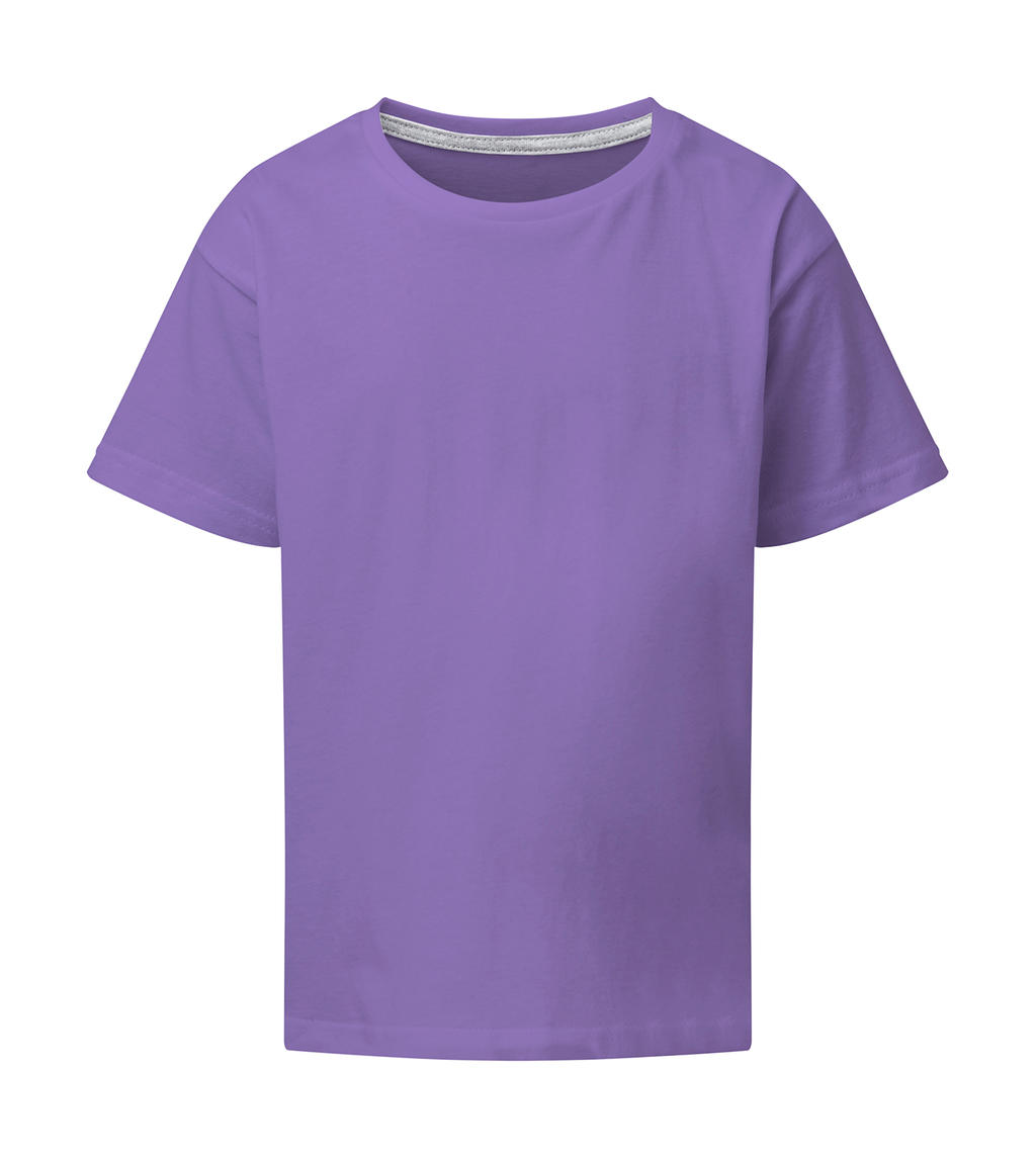 Dokonale potlačiteľné detské tričko bez štítku - aster purple