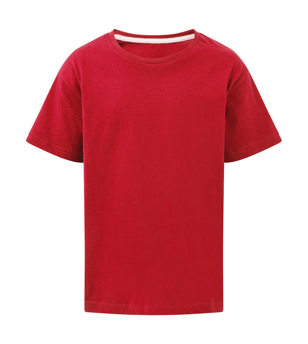 Dokonale potlačiteľné detské tričko bez štítku - red