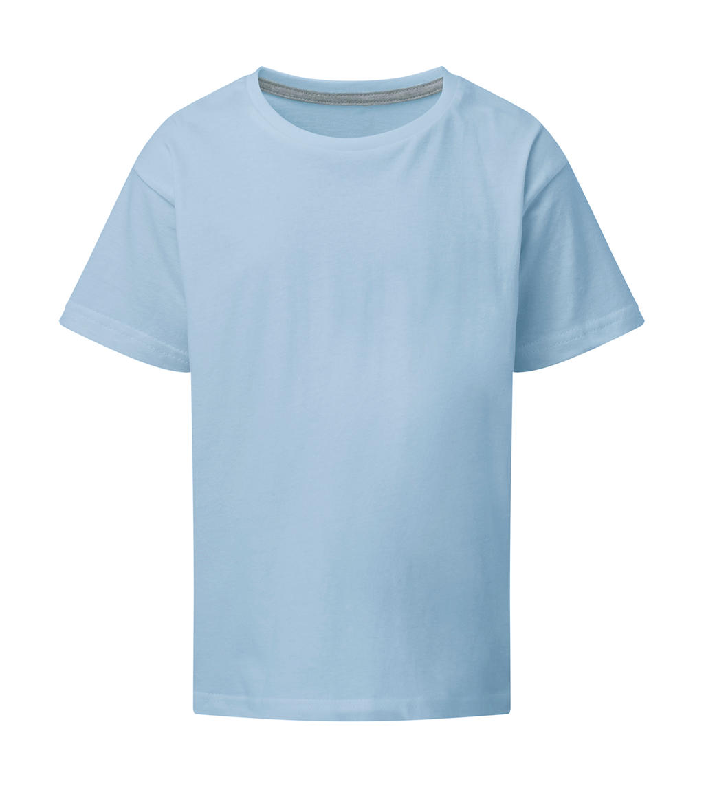Dokonale potlačiteľné detské tričko bez štítku - sky