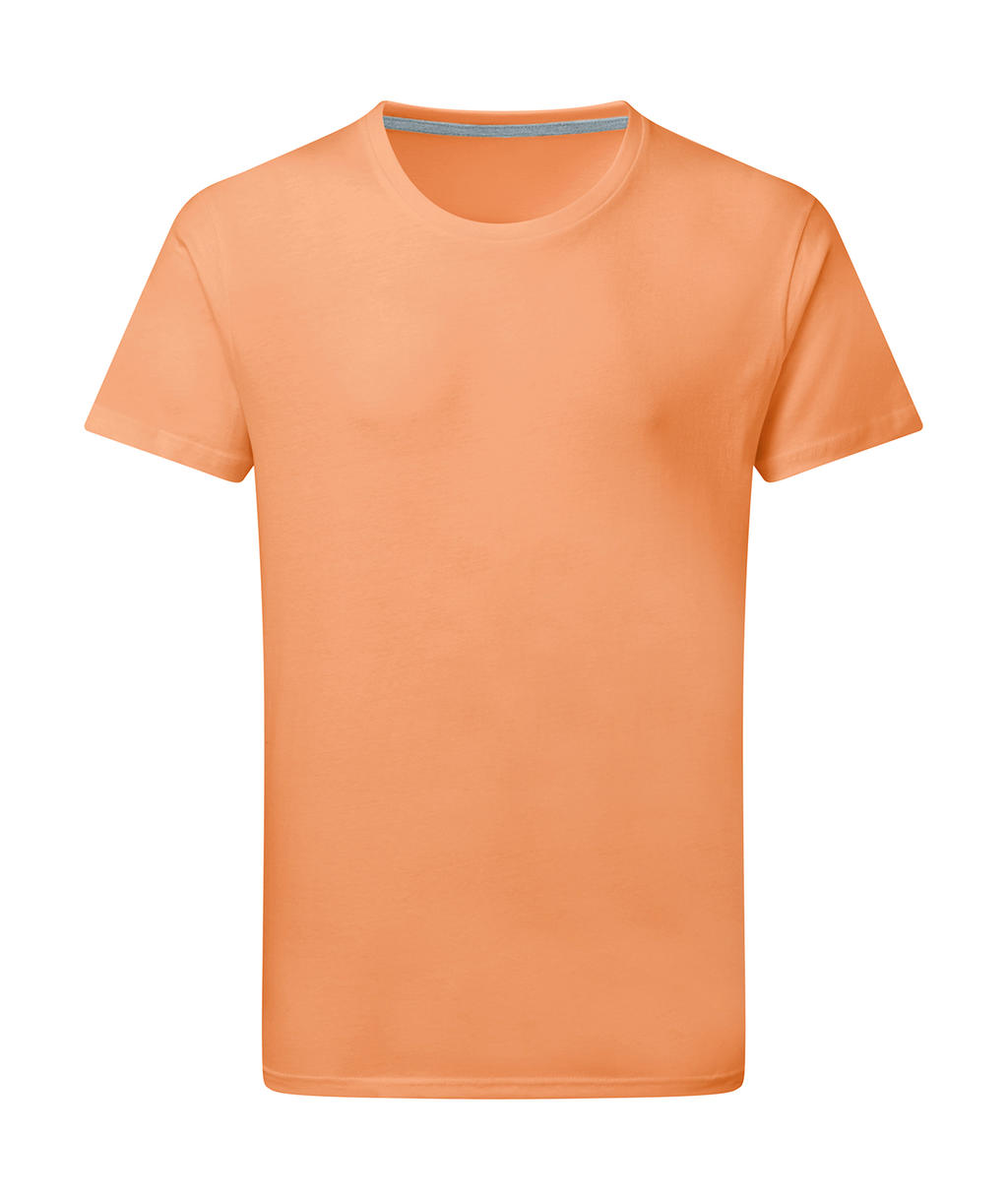 Dokonale potlačiteľné tričko bez štítku - cantaloupe
