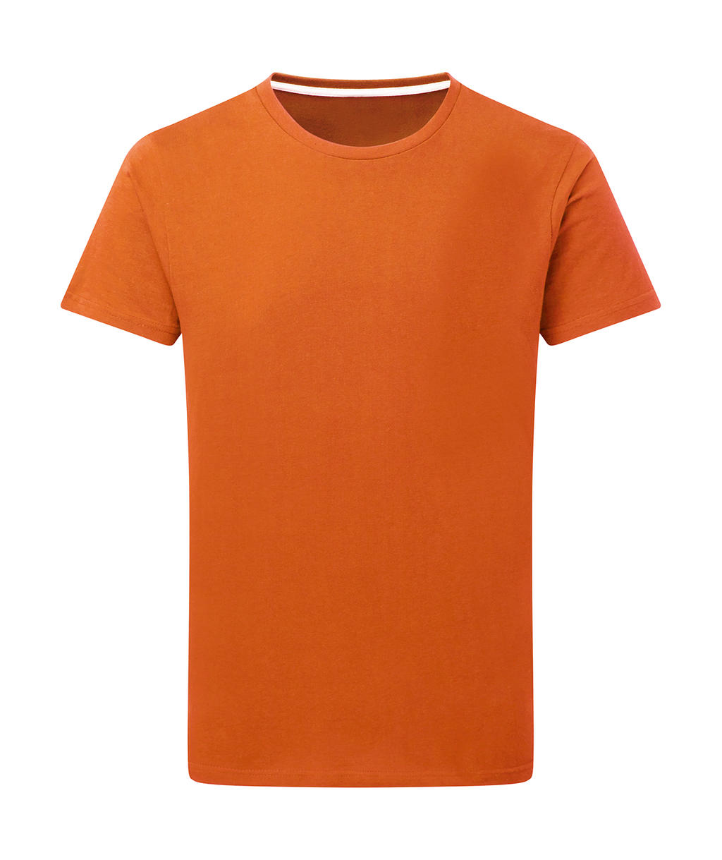 Dokonale potlačiteľné tričko bez štítku - orange