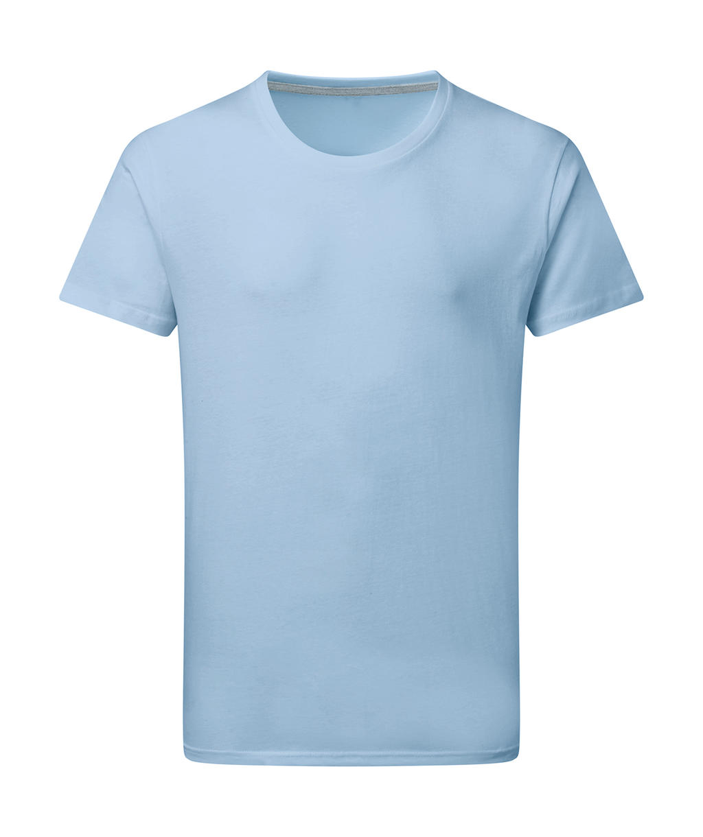 Dokonale potlačiteľné tričko bez štítku - sky
