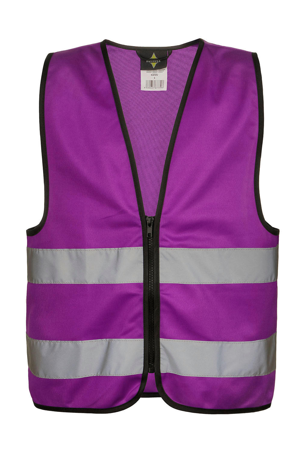 Funkčná vesta na zips pre deti "Aalborg" - violet