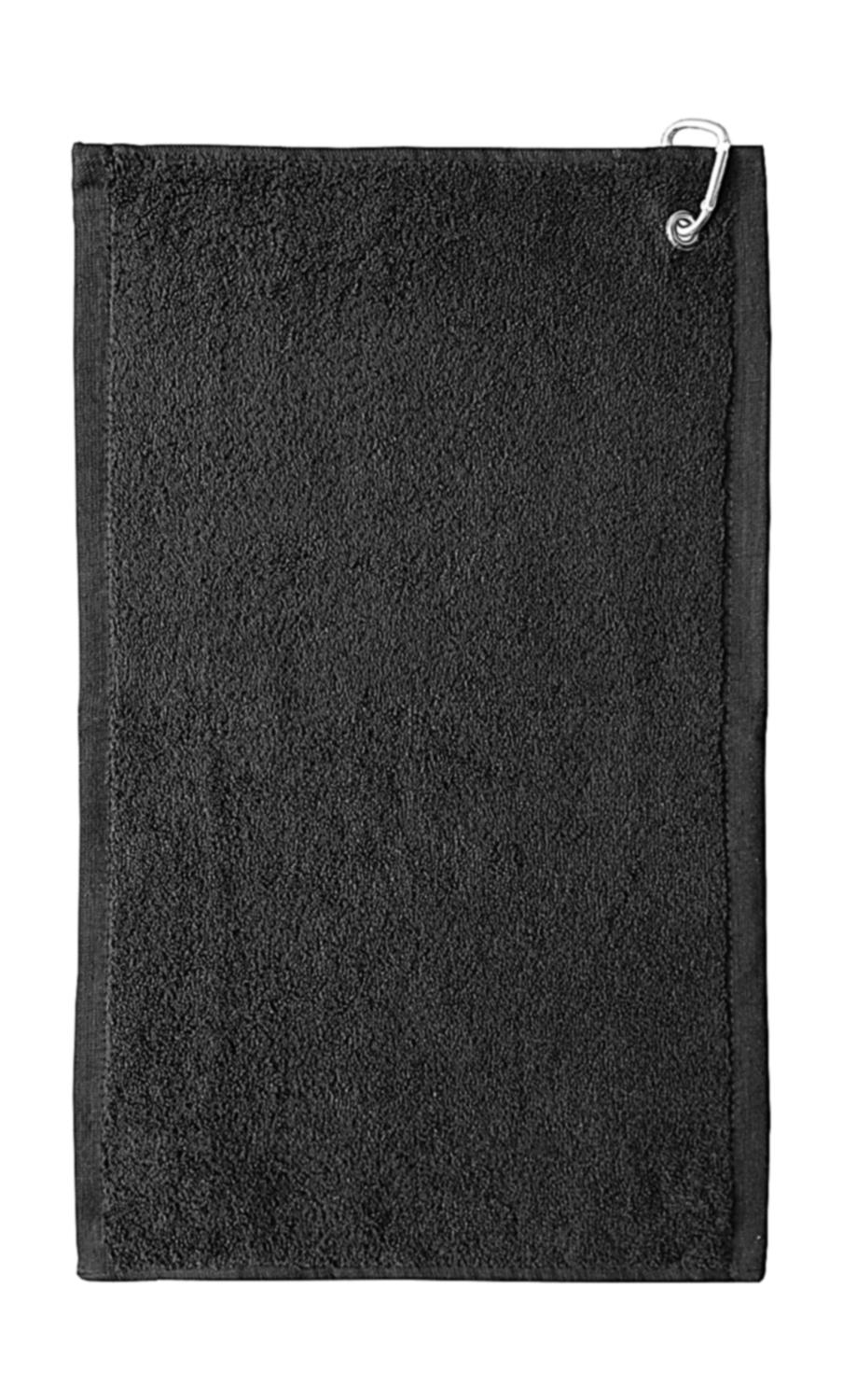 Golfový uterák Thames 30x50 cm - black