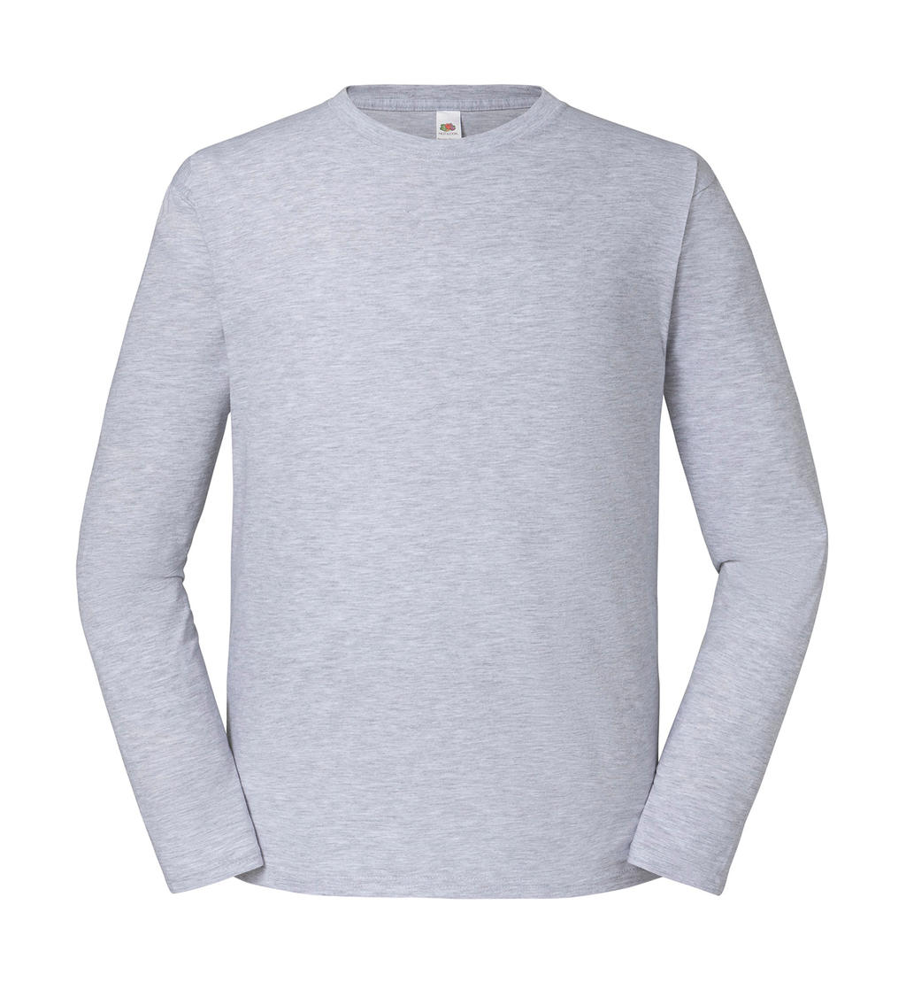 Iconic 195 Premium tričko s dlhými rukávmi - heather grey