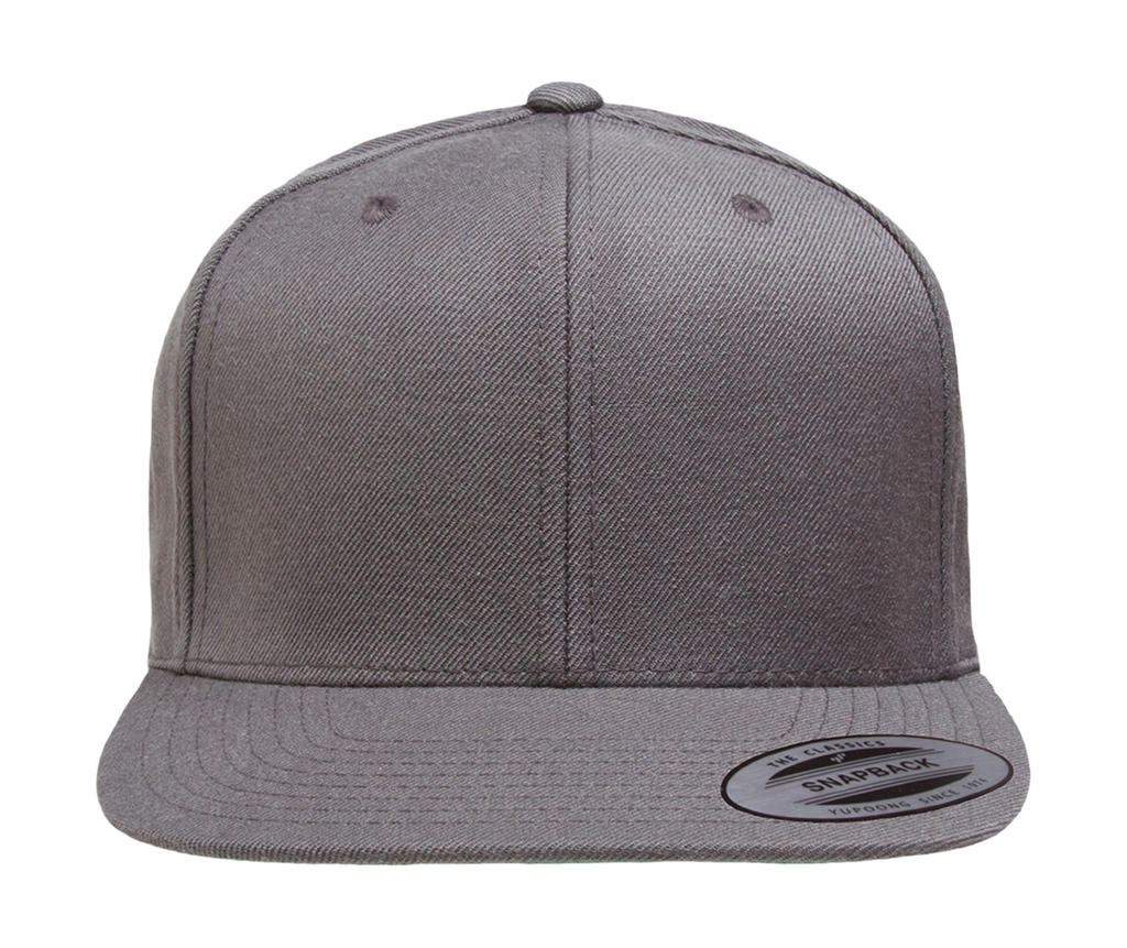 Klasická čiapka s plochým šiltom - dark grey